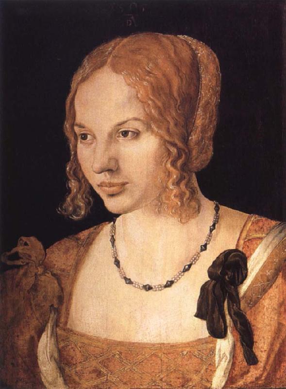 Albrecht Durer Portrait of a young Ventian Lady oil painting picture